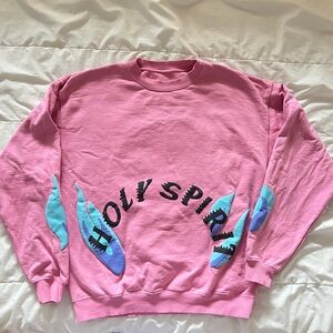 Kanye West Sunday Service Holy Spirit Graphic Crewneck Sweatshirt